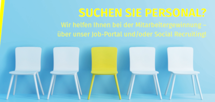 Banner jetzt Social Rercriuting beauftragen